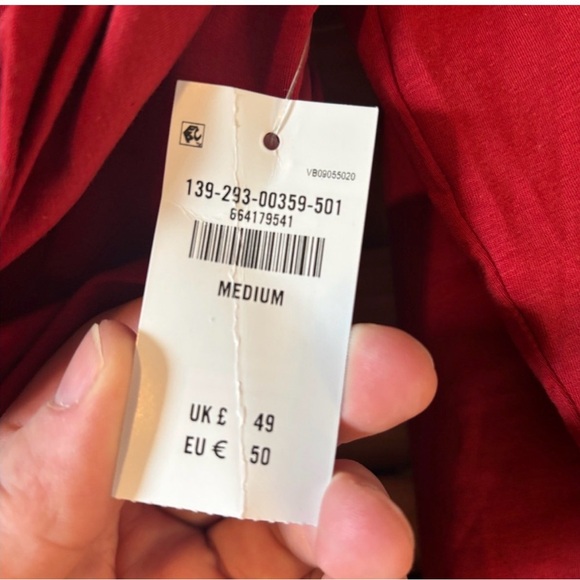Abercrombie & Fitch Red Modal-Blend Top NWT - Picture 3 of 6